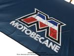 Parapluie avec manche bois - Bleu - 100cm - avec logo tricolore  M - MOTOBECANE 