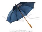 Parapluie avec manche bois - Bleu - 100cm - avec logo tricolore  M - MOTOBECANE 