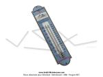 Thermomtre maill bomb - 90x420mm - MOTOBCANE  Ttes de Gaulois 