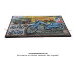 Tle imprime bombe embosse - 400x300mm - MOTOBCANE  Ttes de Gaulois 