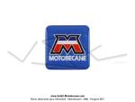Autocollant dme 3D - 27x27mm -  M - MOTOBECANE  tricolore