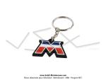 Porte-cls PVC avec logo tricolore  M - MOTOBCANE 