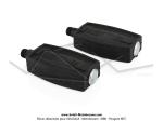 Pdales plastiques noires - Pas franais M14x125 - pour VloSoleX / Peugeot 103 / Mobylette Motobcane / MBK 40 / 50 / 51 (la paire)