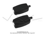 Pdales caoutchouc noires 14x125 pour Peugeot 103 / Mobylette Motobcane / MBK 40 / 50 / 51 / Solex (la paire)