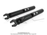 Plongeurs de fourche (fourreaux) - Noirs - avec ressorts pour Peugeot 103 SP / SPX / RCX (la paire)