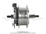 Moyeu de roue avant 80  28 trous Leleu pour Peugeot 103 SP / MVL / Vogue