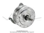 Moyeu de roue avant 80  28 trous Leleu pour Peugeot 103 SP / MVL / Vogue