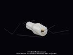 Borne Haute Tension (HT) NOVI - Blanche - pour Mobylette Motobcane / Motoconfort