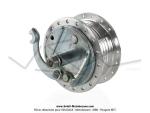 Moyeu de roue avant 80mm  36 trous Leleu pour Mobylette Motobcane Motoconfort MBK 88 / 85 / 51