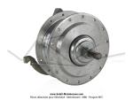 Moyeu de roue avant 80mm  28 trous Leleu pour Peugeot 103 SP / MVL
