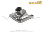 Pipe d'admission Malossi - int. 15mm / ext. 19mm - incline - de boite  clapet Malossi pour Peugeot 103