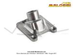 Pipe d'admission Malossi - int. 15mm / ext. 19mm - incline - de boite  clapet Malossi pour Peugeot 103