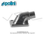 Pipe d'admission droite 15 Polini pour Peugeot 103 SP / MVL