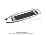 Porte-bagage chrom avec platine centrale pour Peugeot 103 MVL