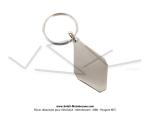 Porte-cls VloSoleX - Mtal - Losange Dor / Rouge / Noir