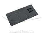 Porte carte-grise - PVC - Gris - avec logo  MBK  des annes 2000