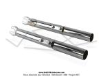 Plongeurs de fourche (Plongeurs) - Chroms - avec ressorts pour Peugeot 103 SP / SPX / RCX