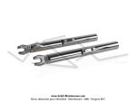 Plongeurs de fourche (Plongeurs) - Chroms - avec ressorts pour Peugeot 103 SP / SPX / RCX