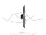 Poulie (Plateau) aluminium - Noire - 11 dents - pour Mobylette type Peugeot 103 et Motobcane ou MBK 51