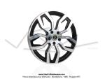 Poulie (Plateau) aluminium - Noire - 11 dents - pour Mobylette type Peugeot 103 et Motobcane ou MBK 51
