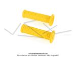 Poignes de guidon ( Revtements) - Targa - Jaunes - Lg.130mm - Plastique (la paire)