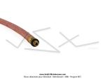 Raccord de pompe  air Valve Auto Schrader - Lg. 25 cm