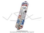 Thermomtre Publicitaire mtallique 30cm Mobylette Motobcane