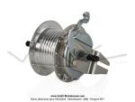 Moyeu de roue arrire 80mm  28 trous Leleu Peugeot 103 / 104