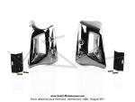copes de radiateur - Chromes - pour Peugeot 103 RCX Liquide (H2O)