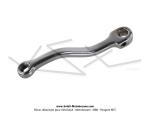 Manivelle de pdalier + Pdalier chrom - 32 dents - Lg.150mm - pour Mobylette Motobcane / MBK 51 (la paire)
