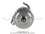 Moyeu de roue arrire 100  36 trous Leleu (Prior) pour Mobylette Motobcane Motoconfort MBK 85 / 88  Petite Joue 