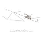 Ressort de pare-jupe inox Petit Modle pour SoleX 45cc / 330 / 660 / 1010