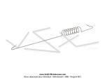 Ressort de pare-jupe inox Petit Modle pour SoleX 45cc / 330 / 660 / 1010