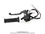 Poignes de gaz / de frein - compltes - avec commutateur - type CEV - pour Peugeot 103 SPX / RCX / CHRONO (la paire)