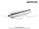 Silencieux d'chappement (Cartouche) - Doppler ER1 - Alu poli pour mcabote