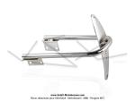 Pont / Support de garde-boue avant Chrom pour Peugeot 103 MVL Evo / Vogue ( Version2)