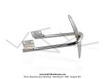 Pont / Support de garde-boue avant Chrom pour Peugeot 103 MVL Evo / Vogue ( Version2)