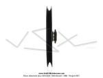 Poulie (Plateau) tle noire - pignon soud - 11 dents - Import Chine - pour Mobylette Motobcane Motoconfort MBK 40 / 50 / 88 / 51