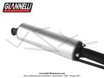 Pot d'chappement Giannelli Black Gun - Noir mat / Cartouche Alu pour Peugeot 103 SPX / RCX