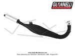 Pot d'chappement Giannelli Black Gun - Noir mat / Cartouche Alu pour Peugeot 103 SPX / RCX