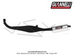 Pot d'chappement Giannelli Black Gun - Noir mat / Cartouche Alu pour Peugeot 103 SPX / RCX