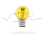 Ampoule jaune 12v 25w/25w 3 ergots (BA21D)