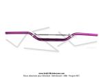 Guidon de cross aluminium anodis violet 22