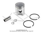 Piston 38.96mm - Lettre E - (Jupe ouverte) - (RSM) pour Mobylette Motobcane Motoconfort MBK (AV7 / AV10)