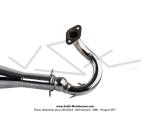 Pot d'chappement  Pompe OverB KT70 - Chrom - Complet - pour mobylette Peugeot 103 (Article non homologu - Interdit sur voie publique - Rserv  la comptition sur terrain priv)