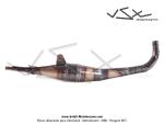 Corps de pot d'chappement VSX Racing G1 1989 - Roul / Soud - pour Peugeot 103 SPX / RCX (...) (Article non homologu - Interdit sur voie publique - Rserv  la comptition sur terrain priv)