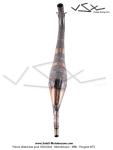 Corps de pot d'chappement VSX Racing G1 1989 - Roul / Soud - pour Peugeot 103 SPX / RCX (...) (Article non homologu - Interdit sur voie publique - Rserv  la comptition sur terrain priv)