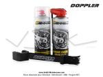 Pack entretien de chane - Doppler - (Nettoyant + Graisse + Brosse) en arosols de 400ml