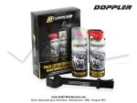 Pack entretien de chane - Doppler - (Nettoyant + Graisse + Brosse) en arosols de 400ml