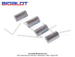 Ecrous de culasse - M7 - borgnes - rallongs - Officiel Bidalot (x4 pcs)
